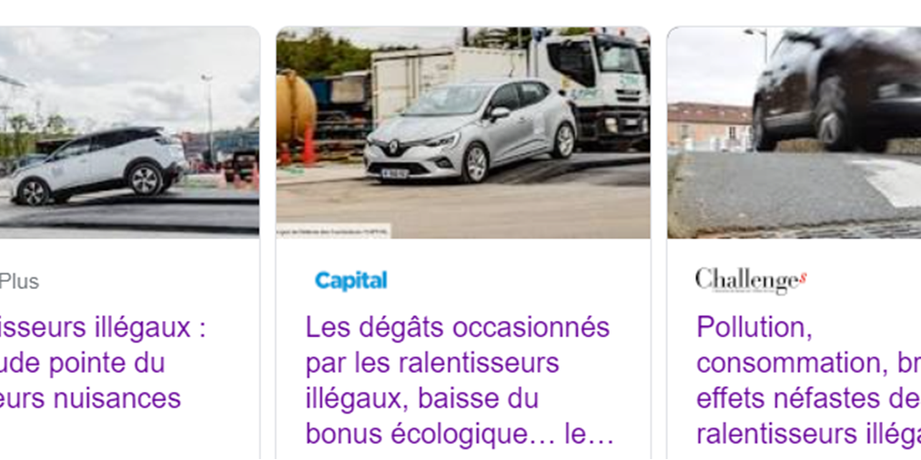 Presse ralentisseurs